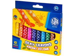 Kredki �elowe wykr�cane SILKY ASTRA - 10 kolor�w Nnowo��