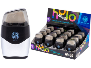 Temper�wka z gumk� 2w1 ASTRAPEN HOLOmania - 16 szt. display Nnowo��