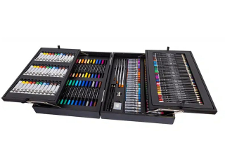 Zestaw artystyczny ASTRA walizka drewniana - 218 element�w Nnowo��