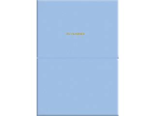 Planer PU dzienny niedatowany MY PLANER A5 104 ark linia 80g, pastelowy lawendowy Nnowo��