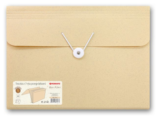 Teczka z 7-ma przegr�dkami PENMATE ECO FILE+ ��ta
