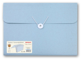 Teczka z 7-ma przegr�dkami PENMATE ECO FILE+ niebieska