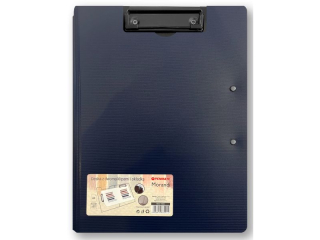 Deska z dwoma klipami i ok��dk� PENMATE Morandi A3/A4 granatowa