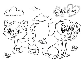 Blok rysunkowy A4 20k. ST.MAJEWSKI 80g/m2 My Little Friend, Pies York