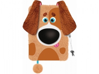 Pami�tnik z k��dk� 3D "w�ochacz" A5 96 kartek MY LITTLE FRIEND, BERNARD