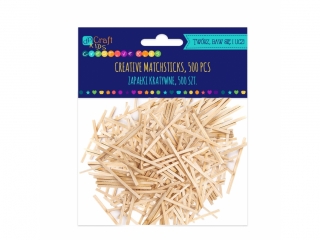 Zapa�ki kreatywne naturalne DPCRAFT 500 szt.