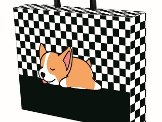 Teczka z rczk A4, XL 33 x 24,8 x 9 cm SLEEPY CORGI