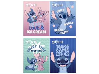 Zeszyt A5 16 kartek krata ok�adka laminowana 70 g/m2 STITCH [opakowanie=15szt]