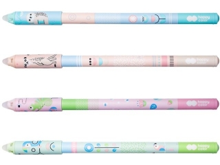 D�ugopis wymazywalny Story2, 0.5mm, niebieski, Happy Color