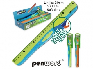 LINIJKA 30cm 971326 SOFT GRIP�(sz)