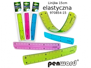 LINIJKA 15cm ELASTYCZNA 970854-15�(sz)