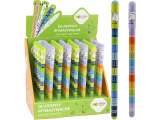 Display - Długopis wymazywalny Tabliczka mnożenia, 0,5 mm, niebieski, 40 szt., Happy Color