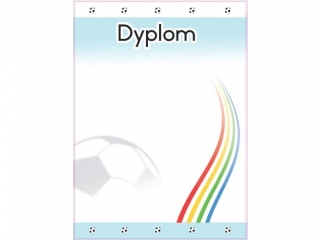 Dyplomy BENIAMIN sportowe A4 20szt. - Piłka