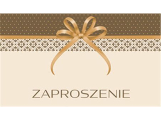 Zaproszenie POL-MAK 10szt. og�lne 160x95 z kopert� Z_OG_55844