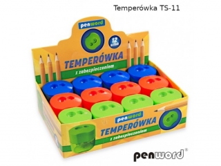Temper�wka PENWORD TS-11 podw�jna z zabezpieczeniem i pojemnikiem