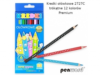 KREDKI O��WKOWE 2727C TR�JK�TNE 12 KOL. PREMIUM