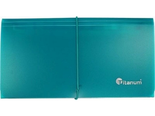 Teczka segreguj�ca TITANUM PP DL z gumk� 13 przegr�dek - zie