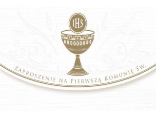 Zaproszenie POL-MAK 10szt. Komunia sk�adane exclusive  ZSE 160x95 z kopert� ZSE_KOM_26055