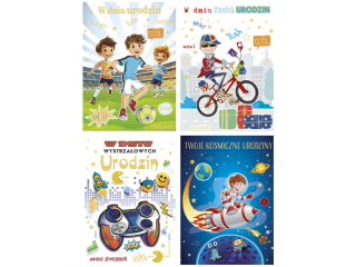 Laurka przestrzenna LPOP 138x190 z kopert�  POL-MAK Urodziny dzieci�ce LPOP_URDZIE_711 [opakowanie=10szt]