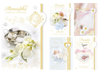 Laurka extra B6X 117x167 z kopert�  POL-MAK Chrzest B6X_CHR_704 [opakowanie=25szt]