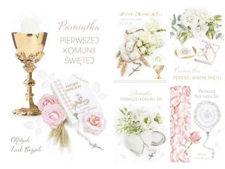 Laurka du�a LD 140x200 z kopert�  POL-MAK Komunia LD_KOM_104