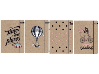 Teczka z gumk� A4 BENIAMIN Premium Kraft Liner