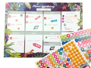 PLANER tablo B4/52ark. z naklejkami / D�UNGLA