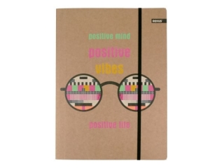 Teczka z gumk� A4 BENIAMIN Kraft Fluo