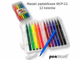 MAZAKI P�DZELKOWE WCP-12 12 KOLOR�W (SZPSH)