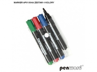 MARKER AP01/804A ZESTAW 4 KOLORY