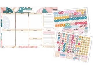 PLANER TABLO B4/52ark. Z NAKLEJKAMI / LI�CIE