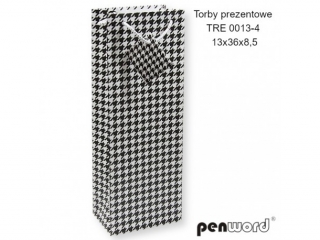 TORBY PREZENTOWE TRE 0013-4 13x36x8.5 cm [opakowanie=12szt]