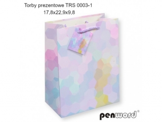 TORBY PREZENTOWE TRS 0003-1 17.8X22.9X9.8 CM [opakowanie=12szt]