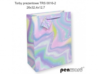 TORBY PREZENTOWE TRS 0016-2 26x32.4x12.7 cm [opakowanie=12szt]