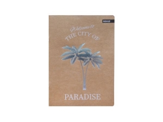 Zeszyt A5 80k. BENIAMIN Kraft Liner HS, kratka