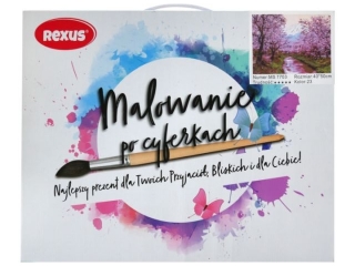 ZESTAW MALOWANIE PO CYFERKACH / mix wzor�w
