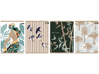 Zeszyt A5 80k. BENIAMIN Kraft Liner, kratka