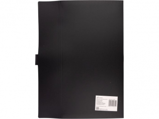 TECZKA PLASTIKOWA A4 Z 5 PRZEGR�DKAMI / CZARNA