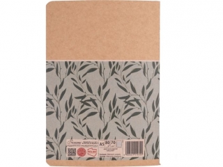 Zeszyt A5 80k. BENIAMIN Kraft liner, kratka