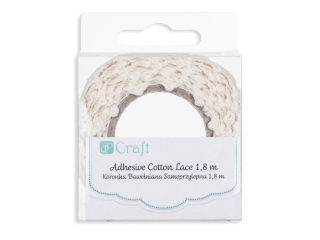 KORONKA BAWE�NIANA SAMOPRZYLEPNA 1,80 M - ECRU