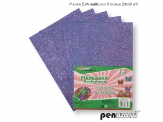 PIANKA EVA MULTICOLOR .8 BROKAT 20X30 a5