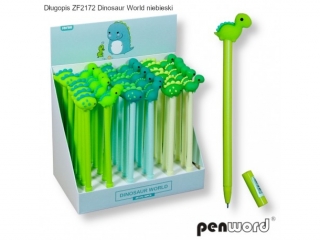 DUGOPIS ZF2172 DINOSAUR WORLD NIEBIESKI [opakowanie=36szt](SZPSH)