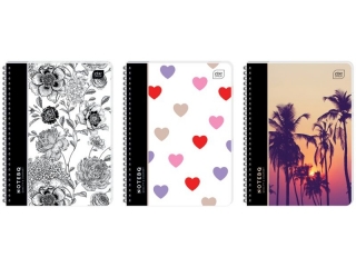 Ko�ozeszyt A5 100k. INTERDRUK PP z perforacj�, kratka