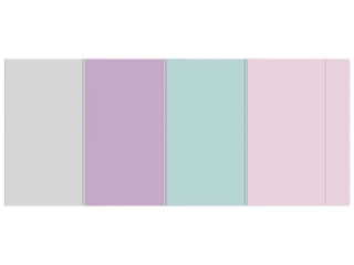 Teczka z gumk� A5+ INTERDRUK Pastel