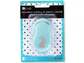 DZIURKACZ OZDOBNY  DO PAPIERU I PIANKI 2,5 CM ZAJ�C WLK-DLP