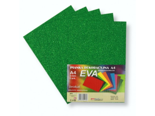 PIANKA EVA BROKAT A4 CIEMNOZIELONA BGLE-014 BIODEGRADOWALNA a5