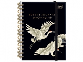Organizer na spirali INTERDRUK Bujo A5 224k. 80g Birds