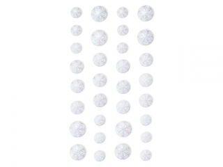 Kryszta�y samoprzylepne DPCRAFT mix, 32 szt. �nie�ynka