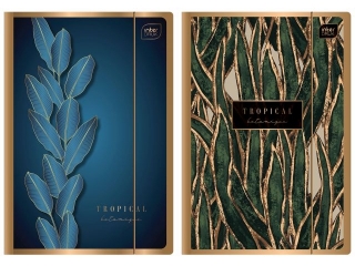 Teczka z gumk� A4+ INTERDRUK Metallic gold mix 2