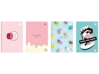 Zeszyt A5 60k. INTERDRUK Zapachowy guma balonowa, kratka